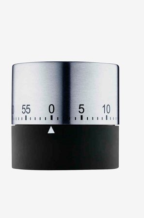 Blomus - Keittiöajastin Puncto, 6 cm - Musta - Ruoanvalmistus - - Homeroom