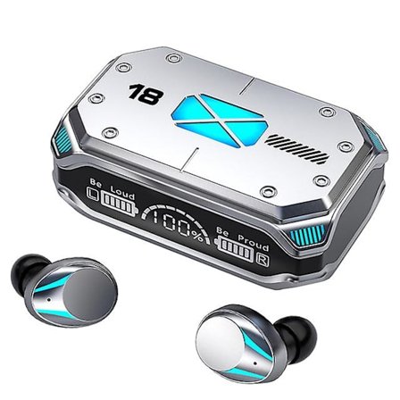 M41 Tws Trådløse Hodetelefoner Bluetooth Øretelefoner Berøringskontroll Støyreduksjon Stereo Vanntett Hodesett Ørepropper Med Mikrofon (FMY)