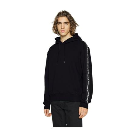 Versace Jeans Couture, Hoodies Zwart, Heren, Maat:M