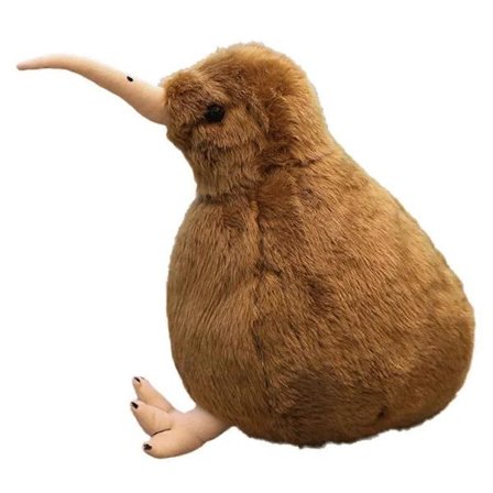 Söt Docka Kiwi Fågel Leksak Kudde Plyschleksak Gosedjur Barnleksak Present Fågeltrasdocka