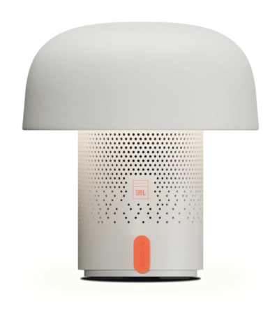 Kooduu SensaPlay JBL-høyttaler lampe oppladbar hvit