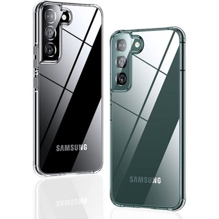 Krystalklar Samsung Galaxy S22 Etui, [Ægte ikke-gulnende]