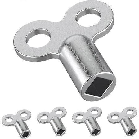 Radiator Udluftningsnøgle, 4 stk. Radiator Udluftningsprop Ventilnøgle Udluftningsradiatornøgler Varmelegeme Nøgle