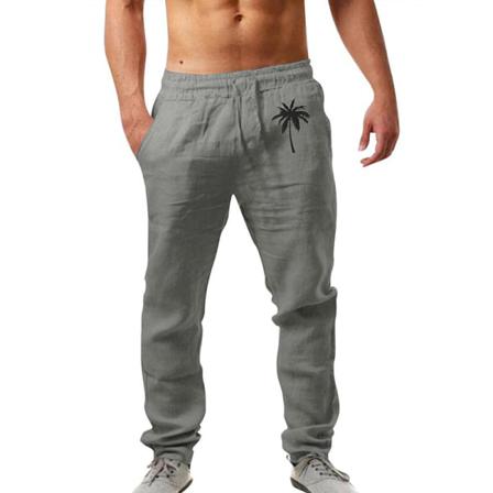 Herr Print Underdelar Elastiska Midja Byxor