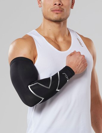 2XU Compression Arm Guard (Single) - Black - S