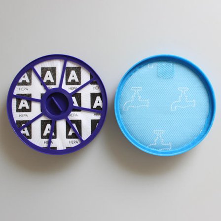 Fram- och bakre HEPA-filterset för Dyson dammsugare DC19