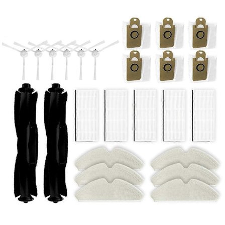 For Lenovo T1 Pro / T1s Pro / Cleaner T1 Tilbehør Robot Støvsuger Rullebørste Hepa Filter Moppeklut Støvpose