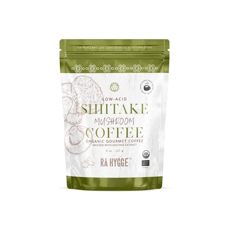 Rå Hygge Lavsyrlig Shiitake spesialkaffe Filter/Traktemalt ØKO 227g