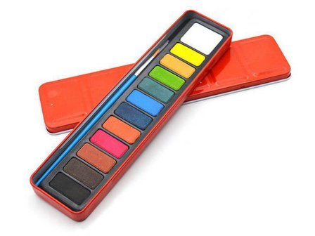 Studioakvarell 12 färger - Lyreco - Skola och förskola - Målarfärg och tillbehör - Akvarell