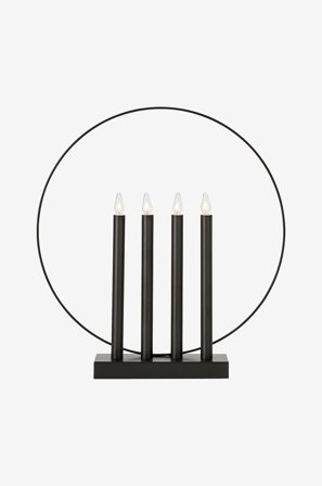 Jotex - Adventslysestake Glory Svart - Kjøp Adventsstaker hos Jotex