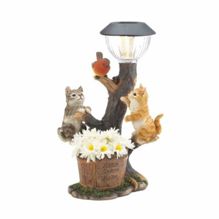 Udendørs solcelle statue ornament - til have dekoration gave