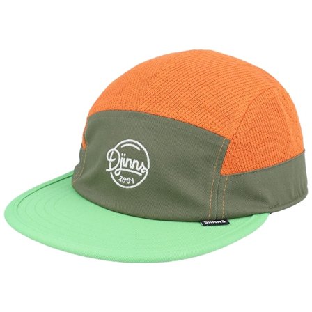 Djinns - Verde 5panel Boné - Soft Fc Summer Knit Olive/Green/Orange 5-Panel @ Hatstore