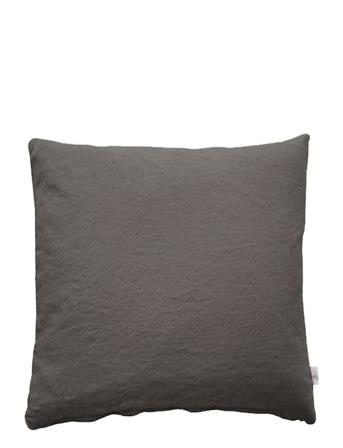 Pudebetræk-Hør Basic-Vasket Home Textiles Cushions & Blankets Cushion Covers Grå Au Maison