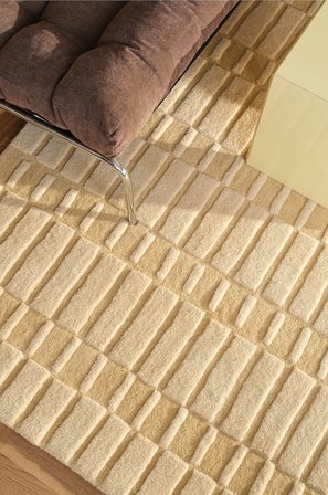 Jotex - Teppe Gul ANAIS - Kjøp Ulltepper hos Jotex