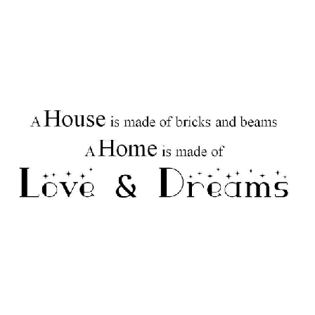 Väggord - A House is made of...