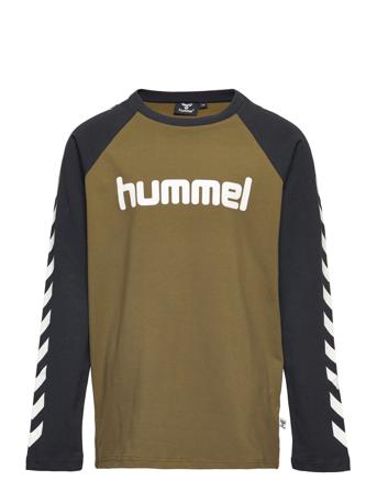 Hmlboys T-Shirt L/S T-shirts Long-sleeved T-shirts Monivärinen/Kuvioitu Hummel