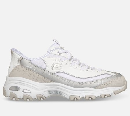 Skechers, Slip-ins: D'Lites - Smooth Nostalgia, 42, Hvid, Dame