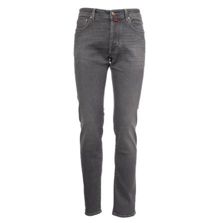 Jacob Cohën, Straight Jeans Grijs, Heren, Maat:W31