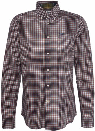 Barbour M's Padshaw Tailored Fit Navy