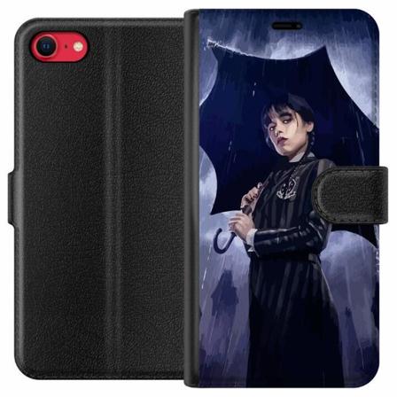 Apple Iphone 8 Plånboksfodral Wednesday Addams