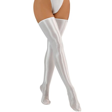 Damestrømper Lårstrømper HVIT