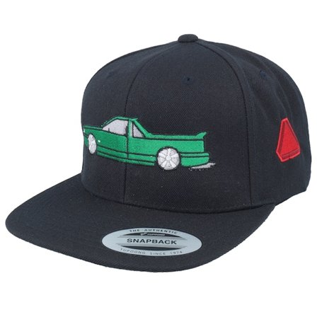 Iconic - Noir snapback Casquette - Epa Car Embroidery Black Snapback @ Hatstore