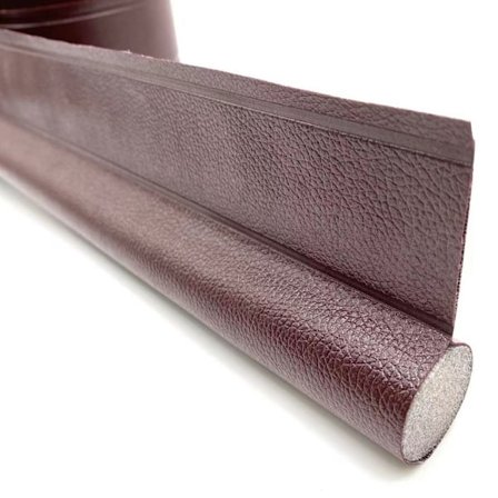 2 brune tetningslister for dørterskel, lydisolering, vindskjerming, varmeisolering, støv- og insektbeskyttelse