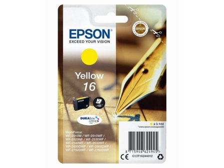 Epson Bläckpatron C13T16244012 Gul - Lyreco - Toner och bläck - Bläckpatroner - Bläckpatroner Epson