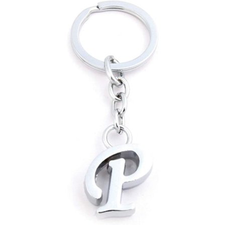 Bokstav Enkel Alfabet Charm Nyckelring, Nyckelring, Väska Charm IC