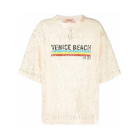 N21, Shirt Beige, Dames, Maat:S