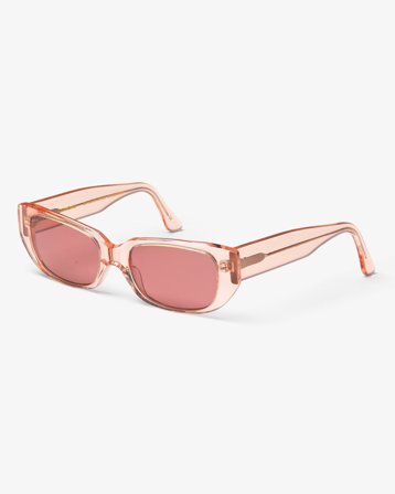 Sunglass 10 - Faded Pink - Dark Pink - One Size