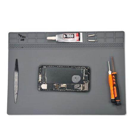 Lödkudde, Premium Magnetisk Silikon Reparationskudde, Värmebeständig 500°C Lödkudde för Lödstation, Telefon, Dator, Laptop Elektronikreparation 13