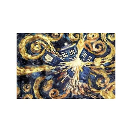 Doctor Who Exploderande Tardis Maxi Poster 61cm x 91.5cm Flerfärgad