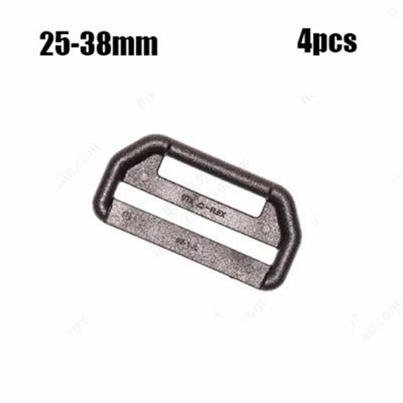 2/4 st Webbing Strap Spänne Slider Fastener 4 4