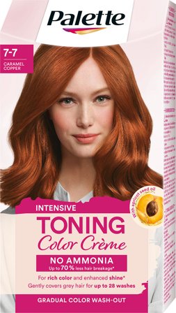 Schwarzkopf Tonings farve 7-77 Caramel Copper, Hår, Hårfarve, Toningsfarve