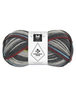 Garn Eventyrlig 100g Gråmelert - Dale Garn