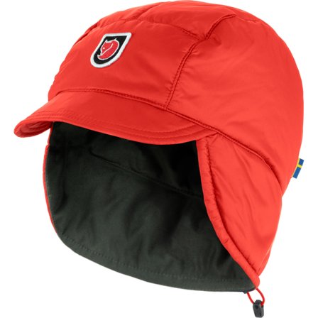 Fjällräven Women's Expedition Padded Cap in True Red | Size: Small/Medium, Recycled Polyamide