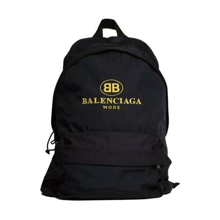 Balenciaga Vintage, Pre-owned BB Mode Explorer Backpack Blauw, unisex, Maat:ONE Size