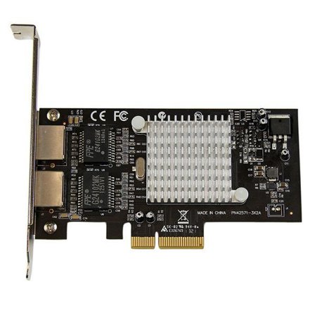 StarTech Dual Port PCI Express (PCIe x4) Gigabit Ethernet Server Adapter - 2 Port Network Card - Intel i350 NIC - GbE Network Card (ST2000SPEXI) -