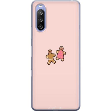 Sony Xperia 10 III Gjennomsiktig deksel Pepperkaker