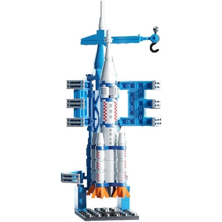 Byggeklosser Raketter Rakett Leke Byggeklosser Leke for 4+ År Gutter Barn Gaveidé Livsrom Leke Rakett Launcher for Barn-130 Stk