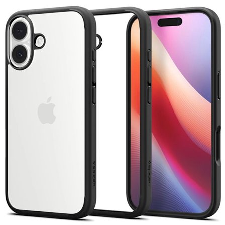Spigen Telefontaske til iPhone 17 Ultra Hybrid - Mat Sort