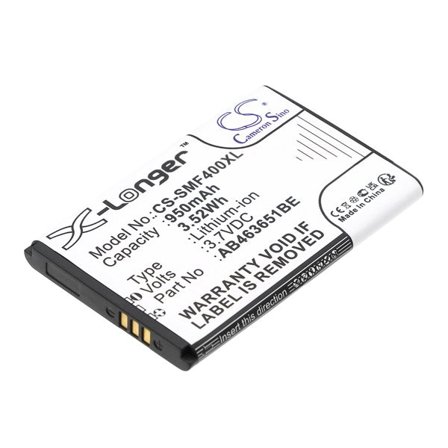 Akku älypuhelin, Matkapuhelin Samsung SGH-F400, SGH-F408, GT-M7500 jne. varten.
