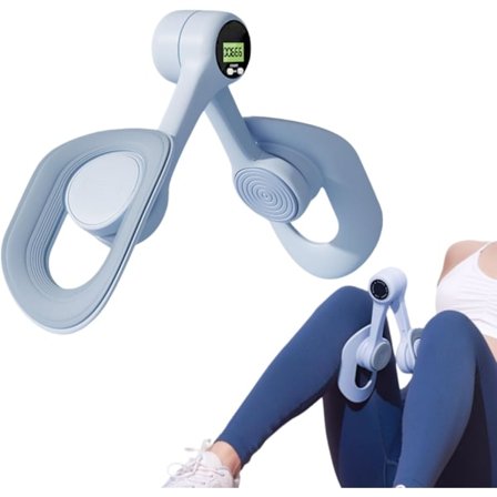 Lantionpohjalihasten harjoituslaite naisille laskurilla, sisäreisien lihasten harjoituslaitteet, jalkojen treenauslaite