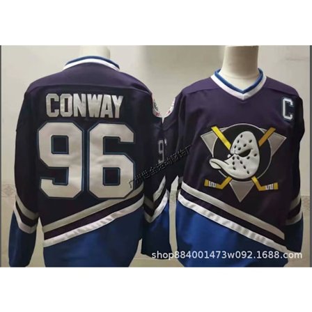 Broderet Hockeytrøje – Vintage Træningssportsskjorte*L/50*Ducks 96