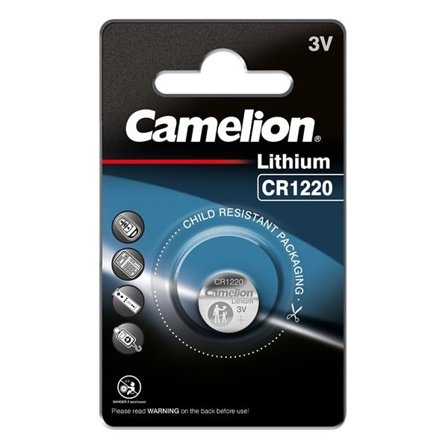 Camelion CR1220 litium knappcellsbatteri 3V 1-pack