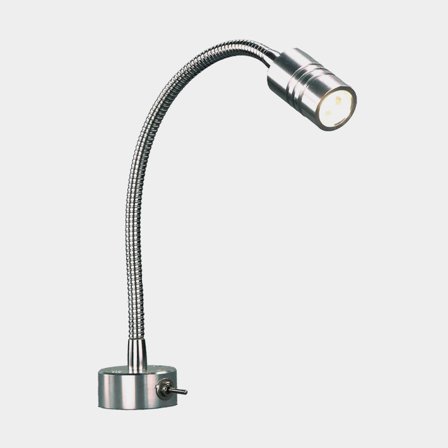 Lampa na mapy NauticLED Flex Reader, aluminium, LED, 10 - 30 V, 1.7 - 15 W, z białym światłem, do montażu na stole - Jachtowa