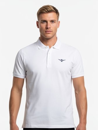 Esercito 1659 Polo Maniche Corte Uomo Bianco