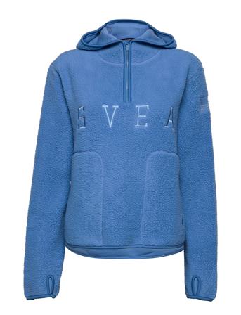 W. New Pile Hoodie Sweatshirts & Hoodies Fleeces & Midlayers Blå Svea