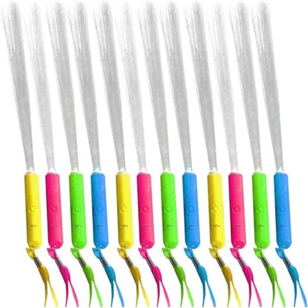 Glow Fiber Optic Wand Light Up Stick Glow Sticks